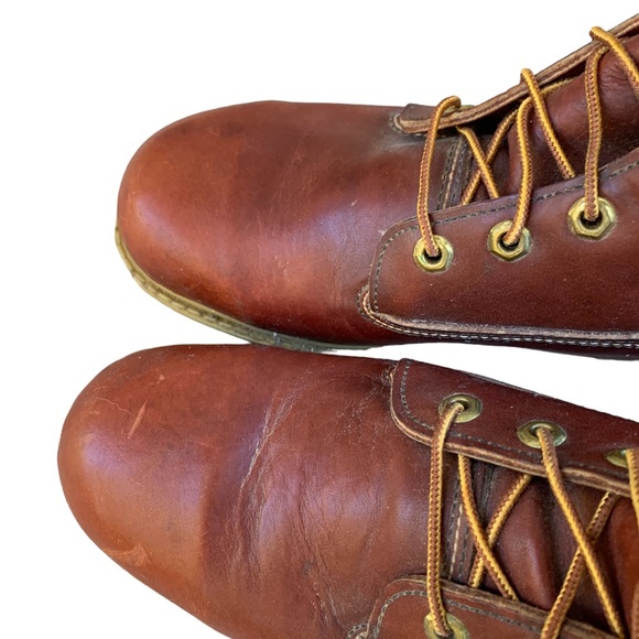 Vintage Wolverine lace up leather boots 7.5 - Picture 4 of 12